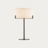 Elm Table Lamp in Bronze and Beige