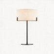 Elm Table Lamp in Bronze and Beige