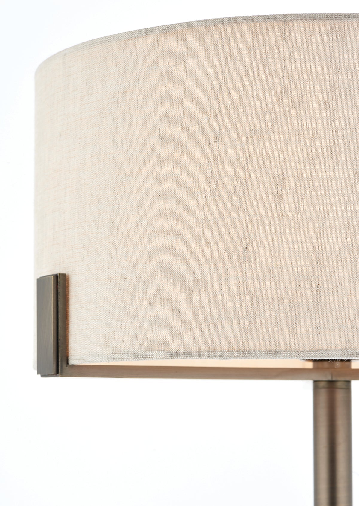 Elm Table Lamp in Bronze and Beige