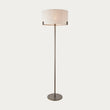Elm Floor Lamp in Bronze and Beige
