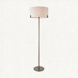 Elm Floor Lamp in Bronze and Beige