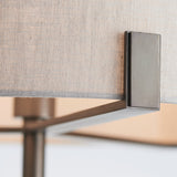 Elm Floor Lamp in Bronze and Beige