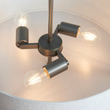 Elm Pendant in Bronze and Beige