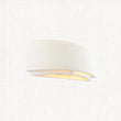 Farrah Ceramic Wall Lamp in Gloss White