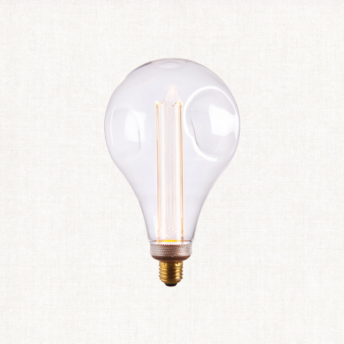 Monroe Large LED Dimpled Globe Shaped Bulb