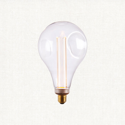 Monroe Large LED Dimpled Globe Shaped Bulb