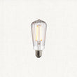 LED Ribbed Pear Shaped Bulb