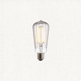 LED Ribbed Pear Shaped Bulb