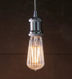 LED Ribbed Pear Shaped Bulb