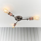 Pewter 3 Light