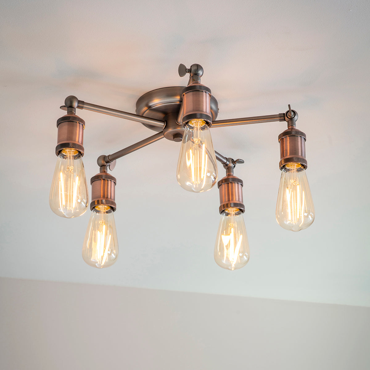 Pewter 5 Light