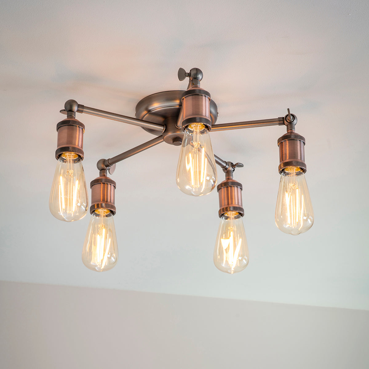 Pewter 5 Light