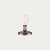 Russell Short Table Lamp in Pewter
