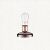 Russell Short Table Lamp in Pewter