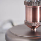 Russell Short Table Lamp in Pewter