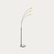 Elio Nickel 3 Arm Floor Lamp