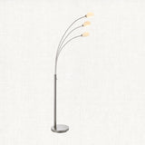 Elio Nickel 3 Arm Floor Lamp