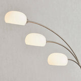 Elio Nickel 3 Arm Floor Lamp
