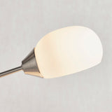 Elio Nickel 3 Arm Floor Lamp