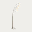 Elio Nickel 5 Arm Floor Lamp