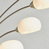 Elio Nickel 5 Arm Floor Lamp
