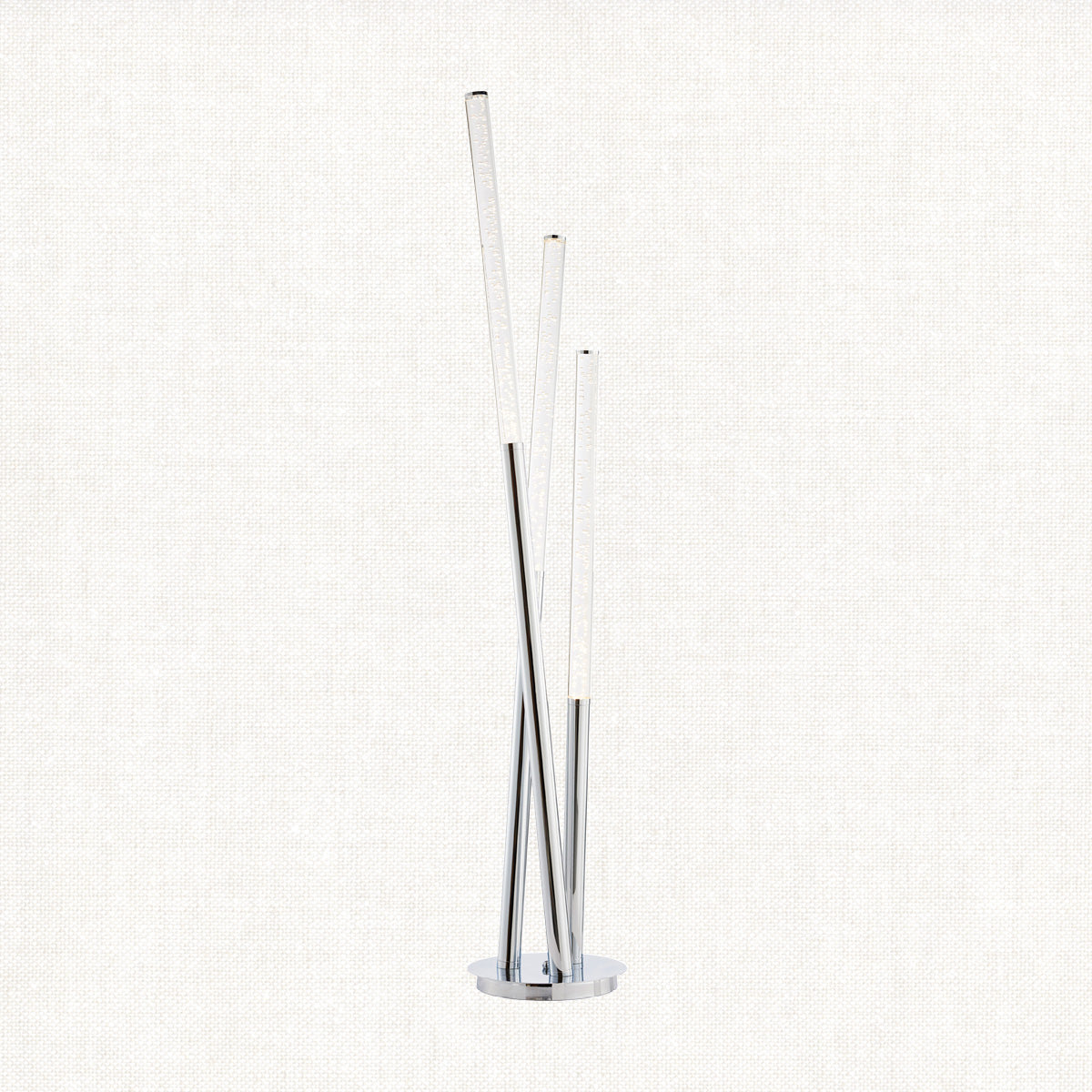 Nova Chrome Cylindrical Floor Lamp