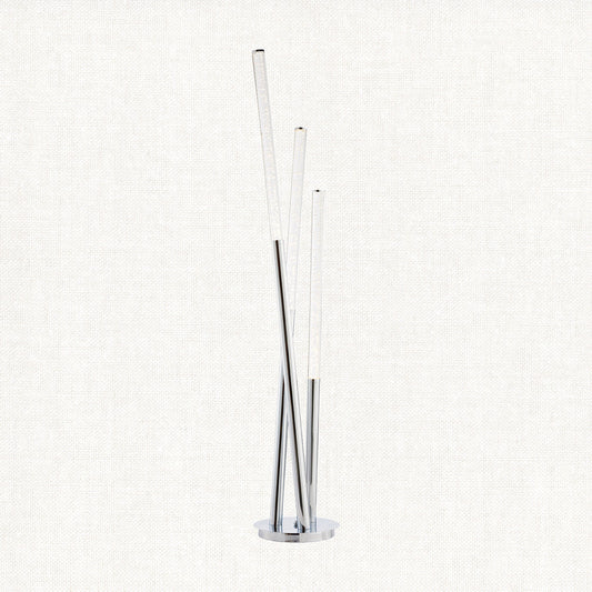 Nova Chrome Cylindrical Floor Lamp