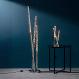 Nova Chrome Cylindrical Floor Lamp