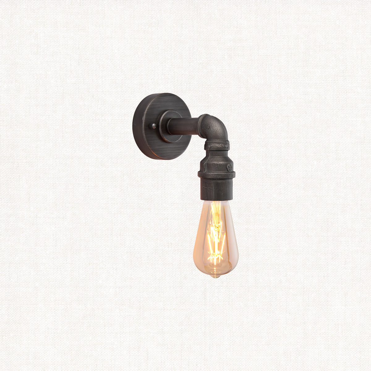 Emory Aged Pewter Wall Light