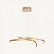 Brushed gold plated & white silicone