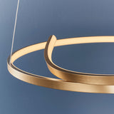 Brushed gold plated & white silicone