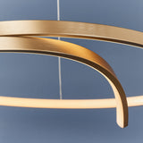 Brushed gold plated & white silicone