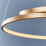 Brushed gold plated & white silicone