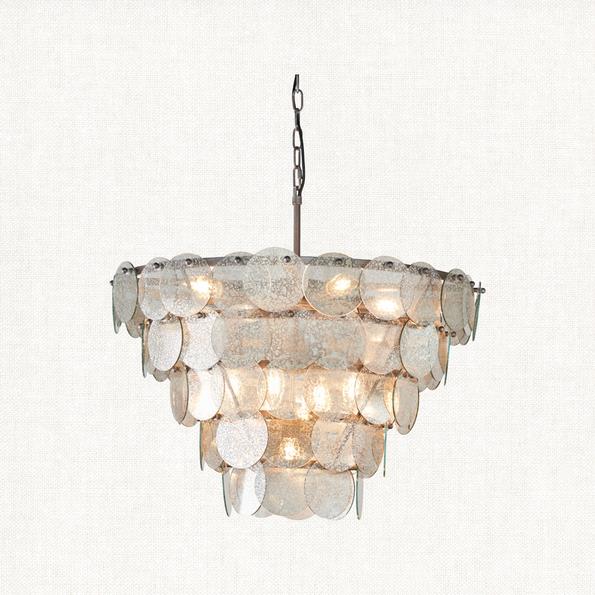 Nerida Multi-Layered Textured Pendant