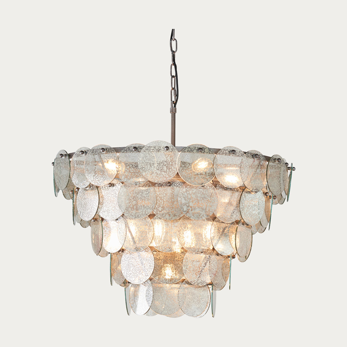 Nerida Multi-Layered Textured Pendant