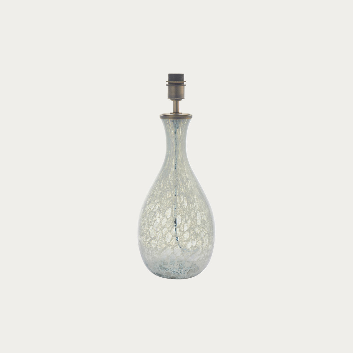 Hourglass Artisan Blown Glass Table Lamp Base