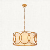 Joy Pendant in Gold and White