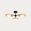 Tabernas Three-Light Ceiling Light in Gold