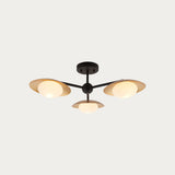 Tabernas Three-Light Ceiling Light in Gold