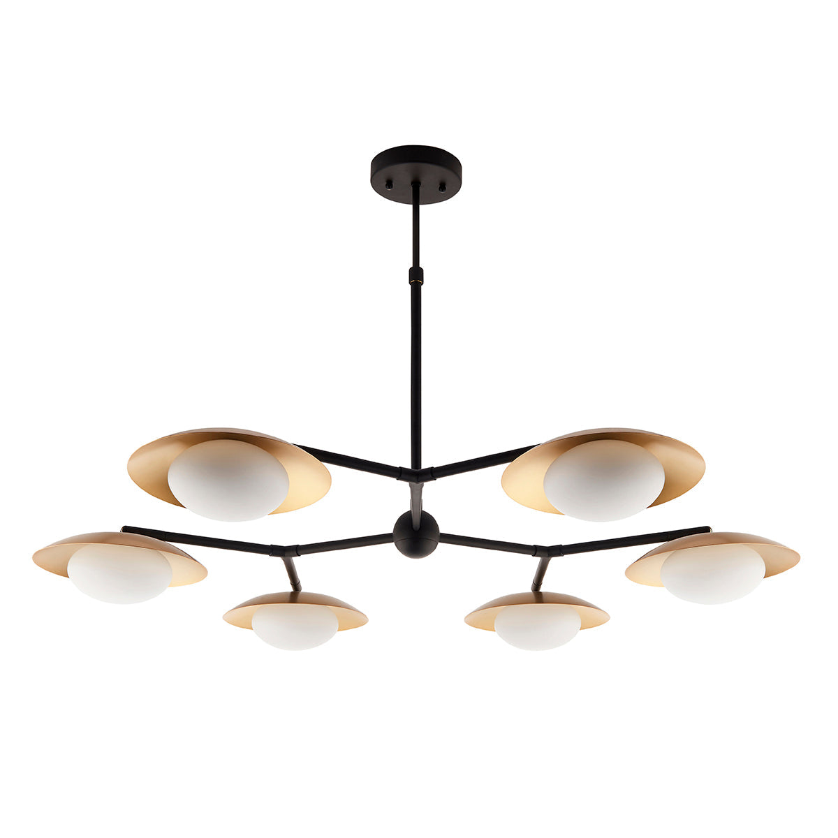 Tabernas Six-Light Ceiling Light in Gold