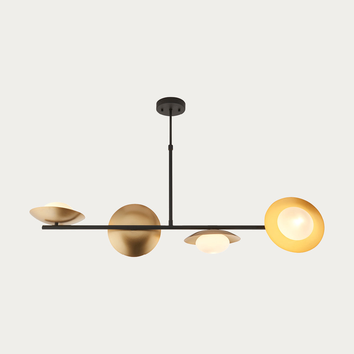 Tabernas Four-Light Pendant in Gold