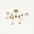 Juliette Ceiling Light in Brushed Brass