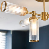 Juliette Ceiling Light in Brushed Brass