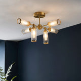 Juliette Ceiling Light in Brushed Brass