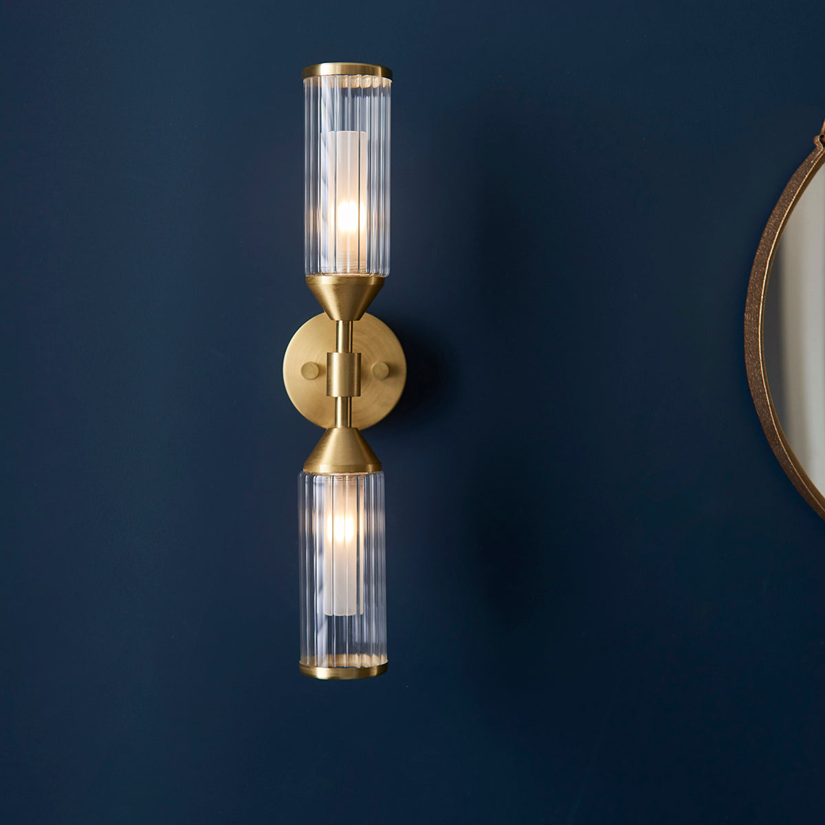 Juliette Wall Light in Brushed Brass