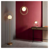 Upton Floor Lamp in Gold
