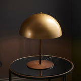 Crimino Table Lamp in Gold and Bronze