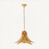Hawthorn Small Palm Leaf Ceiling Pendant
