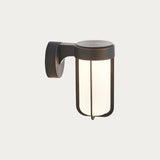 Brushed bronze & frosted glass