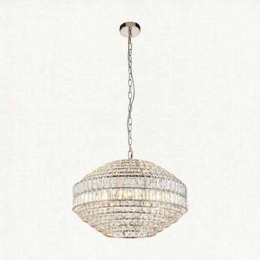 Esme Pendant in Bright Nickel